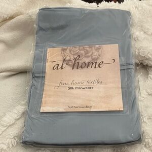 Soft Surroundings Blue Silk Pillowcase